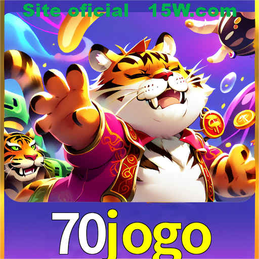 Imagem promocional da 70jogo mostrando a plataforma e suas vantagens